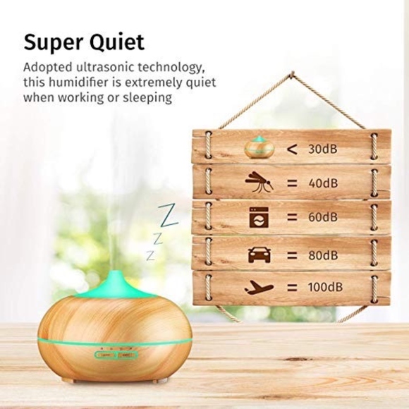 300ml Aroma Essential Oil Diffuser, - Picture 4 of 8